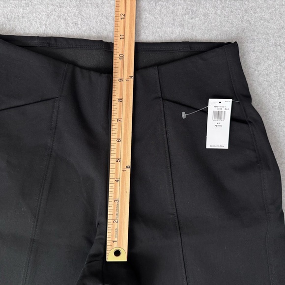 Old Navy Pixie Wide Leg Dress Pants Women XS Petite Black Pull On Stretch New - Picture 14 of 15